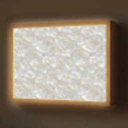 Parelmoerglans - Wit - Schelp Light Box met batterij (Wandlamp) middel 907 -z3d_website