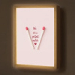Perfect - Minimalistisch - Valentijn Light Box met batterij (Wandlamp) middel -z3d_website