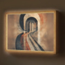 Piano - Toetsen - Abstract Light Box met batterij (Wandlamp) middel -z3d_website