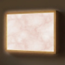Roze - Marmer - Crème Light Box met batterij (Wandlamp) middel 907 -z3d_website