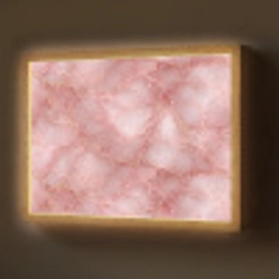 Roze - Kwarts - Goud - Marmer Light Box met batterij (Wandlamp) middel 907 -z3d_website