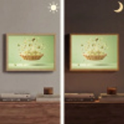 Pistache - Taart - Noten - Eten Light Box met batterij (Wandlamp) middel -sfeer3