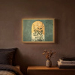 Plant - Bloemen - Wit Light Box met batterij (Wandlamp) middel -sfeer4