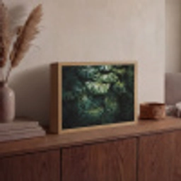 Plant - Monstera - Lichtinval Light Box met batterij (Wandlamp) middel -sfeer2