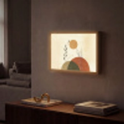 Planten - Abstract - Vormen Light Box met batterij (Wandlamp) middel -sfeer1