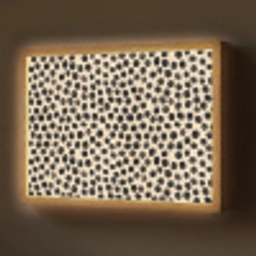 Stippen - Patroon - Zwart Light Box met batterij (Wandlamp) middel 907 -z3d_website
