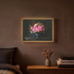 Quote - Bloemen - Vaas - Neon Light Box met batterij (Wandlamp) middel -sfeer4