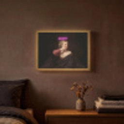 Quote - Neon - vrouw Light Box met batterij (Wandlamp) middel -sfeer4