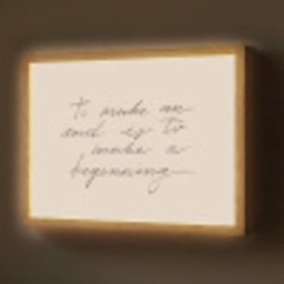 Quote - Pastel - Spreuk - Tekst Light Box met batterij (Wandlamp) middel -z3d_website