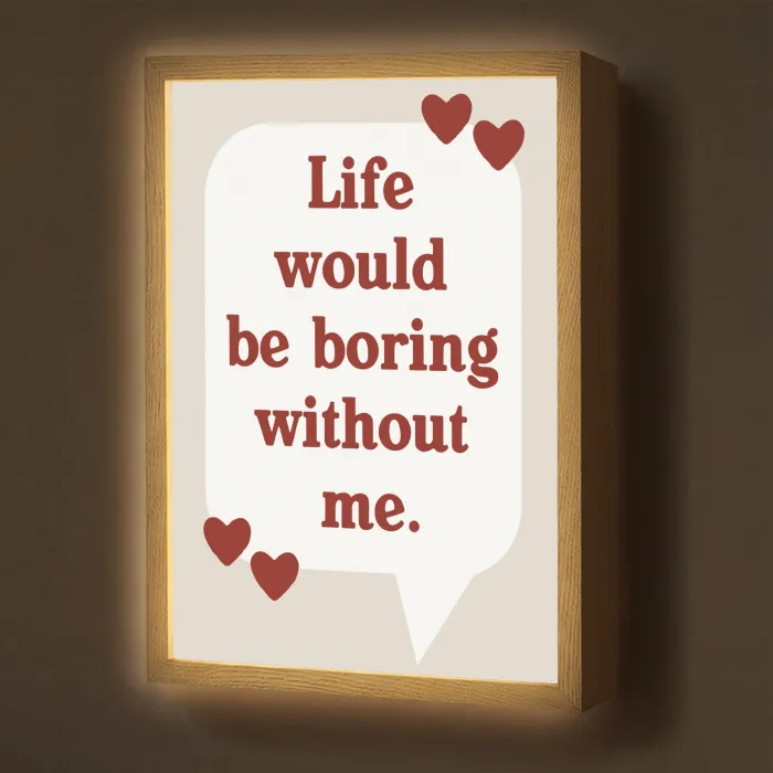 Quote - Tekstballon - Hartjes Light Box met batterij (Wandlamp) middel -z3d_website