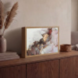 Rood - Marmer - Goud Light Box met batterij (Wandlamp) middel -sfeer2