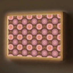 Retro - Madelief - Roze Light Box met batterij (Wandlamp) middel 907 -z3d_website
