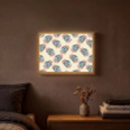 Retro - Disco - Bloemen - Discobal Light Box met batterij (Wandlamp) middel 907 -sfeer4