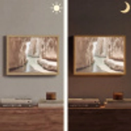 Rotsen - Zee - Zand - Kloof Light Box met batterij (Wandlamp) middel -sfeer3
