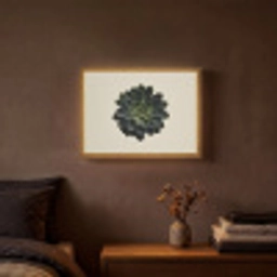 Rozet - Cirkelvormig - Donkergroen Light Box met batterij (Wandlamp) middel -sfeer4