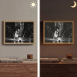 Hardloopschoenen - Rennen - Druppels - Zwart Light Box met batterij (Wandlamp) middel -sfeer3
