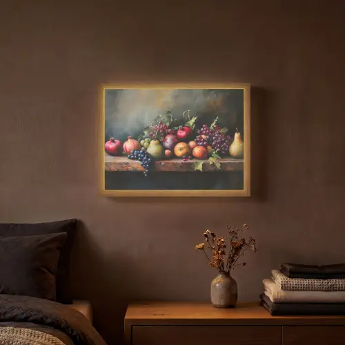 Rustiek - Stilleven - Fruit Light Box met batterij (Wandlamp) middel -sfeer4