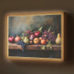 Rustiek - Stilleven - Fruit Light Box met batterij (Wandlamp) middel -z3d_website