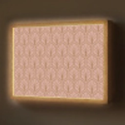 Zalmroze - Patroon - Geometrisch Light Box met batterij (Wandlamp) middel 907 -z3d_website