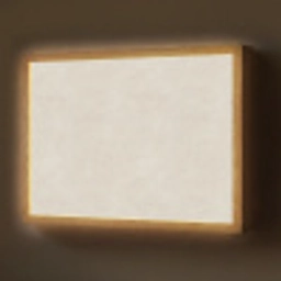 Zandkleurig - Modern - Egaal Light Box met batterij (Wandlamp) middel 907 -z3d_website