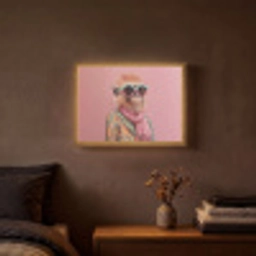 Sjaal - Aap - Zonnebril - Jasje Light Box met batterij (Wandlamp) middel -sfeer4