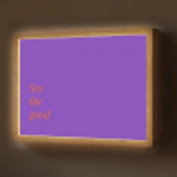 See the good - Oranje - Paars Light Box met batterij (Wandlamp) middel -z3d_website