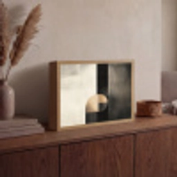Vormen - Modern - Zwart Light Box met batterij (Wandlamp) middel -sfeer2