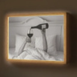 Lakens - Armen - Wijn - Glas Light Box met batterij (Wandlamp) middel -z3d_website