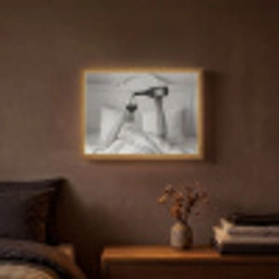 Lakens - Armen - Wijn - Glas Light Box met batterij (Wandlamp) middel -sfeer4