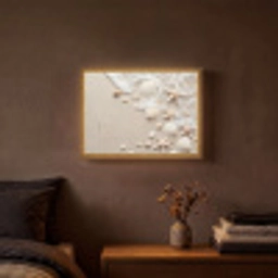 Schelpen - Zeesterren - Strand Light Box met batterij (Wandlamp) middel -sfeer4