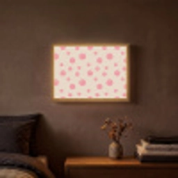 Smiley - Hart - Ogen - Patroon Light Box met batterij (Wandlamp) middel 907 -sfeer4