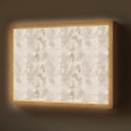 Slang - Patroon - Beige Light Box met batterij (Wandlamp) middel 907 -z3d_website
