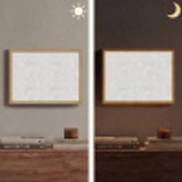 Slang - Patroon - Wit Light Box met batterij (Wandlamp) middel 907 -sfeer3