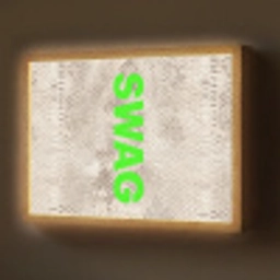 Slangenprint - SWAG - Neon - Groen Light Box met batterij (Wandlamp) middel -z3d_website