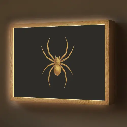 Spin - Goud - Minimalistisch - Poten Light Box met batterij (Wandlamp) middel -z3d_website