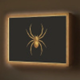 Spin - Goud - Minimalistisch - Poten Light Box met batterij (Wandlamp) middel -z3d_website