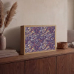 Spat - Abstract - Stippen Light Box met batterij (Wandlamp) middel 907 -sfeer2