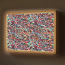 Spat - Abstract - Waterverf - Multi Light Box met batterij (Wandlamp) middel 907 -z3d_website