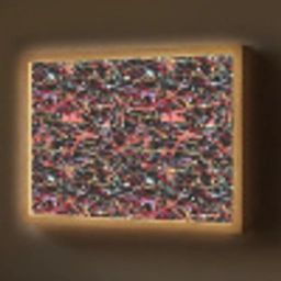 Spat - Abstract - Waterverf - Zacht Light Box met batterij (Wandlamp) middel 907 -z3d_website