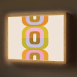 Stapel - Vormen - Geblokt - Oranje Light Box met batterij (Wandlamp) middel -z3d_website