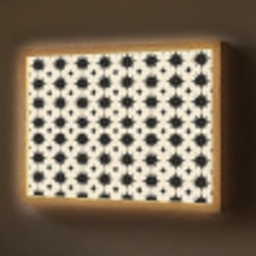Stervormen - Geometrisch - Zwart Light Box met batterij (Wandlamp) middel 907 -z3d_website