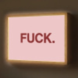 Statement - Krachtig - Roze Light Box met batterij (Wandlamp) middel -z3d_website