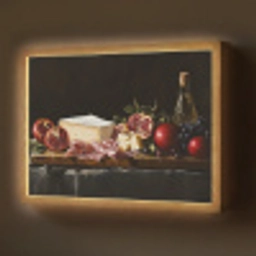 Stilleven - Vintage - Borrelplank Light Box met batterij (Wandlamp) middel -z3d_website