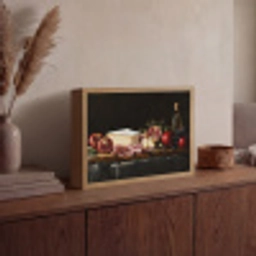 Stilleven - Vintage - Borrelplank Light Box met batterij (Wandlamp) middel -sfeer2
