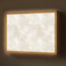Subtiel - Structuur - Beige Light Box met batterij (Wandlamp) middel 907 -z3d_website
