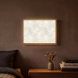Subtiel - Structuur - Beige Light Box met batterij (Wandlamp) middel 907 -sfeer4