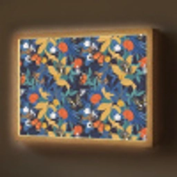 Zomer - Vlinder - Marineblauw - Blauw Light Box met batterij (Wandlamp) middel 907 -z3d_website