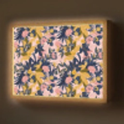 Zomer - Vlinder - Roze - Geel Light Box met batterij (Wandlamp) middel 907 -z3d_website