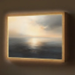Zon - Horizon - Zee Light Box met batterij (Wandlamp) middel -z3d_website