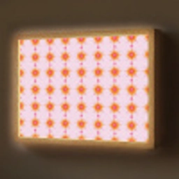 Zon - Motief - Roze Light Box met batterij (Wandlamp) middel 907 -z3d_website